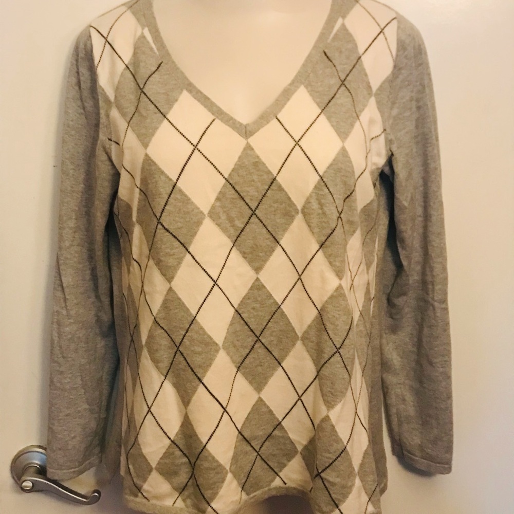 Tommy Argyle sweater size L